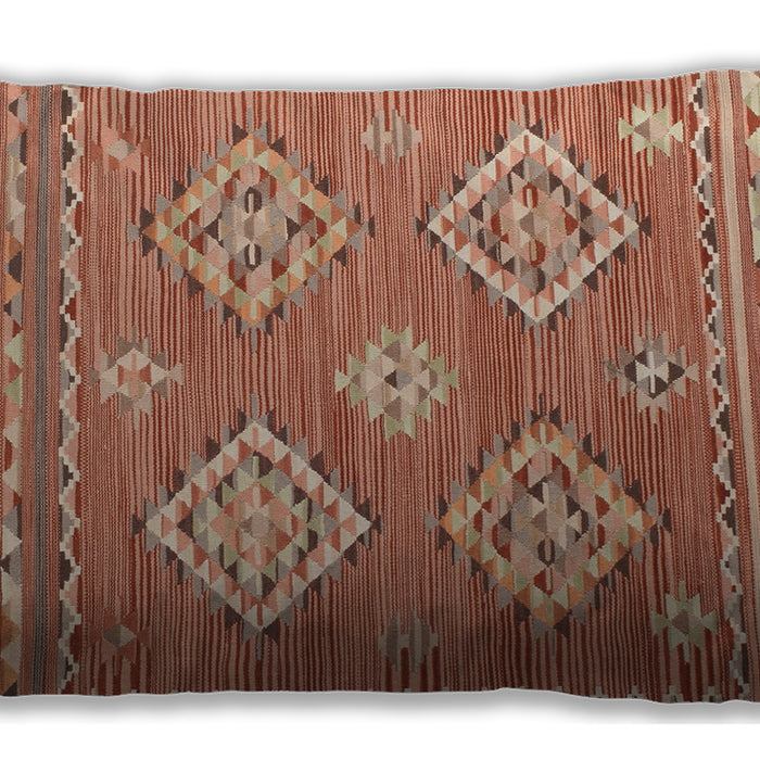 Traditional Classic Rectangular Sandy Brown Lumbar Throw Pillow, 13 inch by 19 inch, lbtr1461