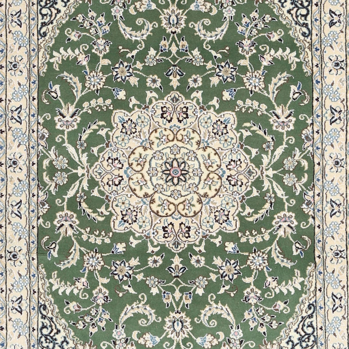 Traditional Tan Brown Gold Medallion Rug, tr1463