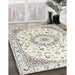 Machine Washable Traditional Champagne Beige Rug in a Family Room, wshtr1464