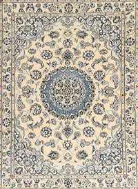 Machine Washable Traditional Vanilla Gold Rug, wshtr1465