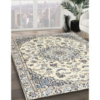 Traditional Gold Medallion Rug, tr1466