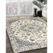 Machine Washable Traditional Gold Rug in a Family Room, wshtr1466