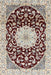 Traditional Reddish Brown Medallion Rug, tr1467