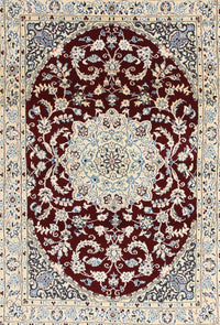 Machine Washable Traditional Sepia Brown Rug, wshtr1467