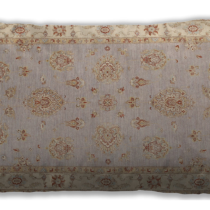 Traditional Classic Rectangular Brown Lumbar Throw Pillow, 13 inch by 19 inch, lbtr1469