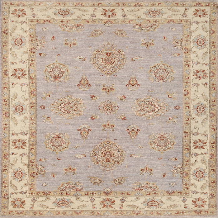 Square Traditional Brown Oriental Rug, tr1469