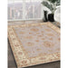 Machine Washable Traditional Brown Rug in a Family Room, wshtr1469