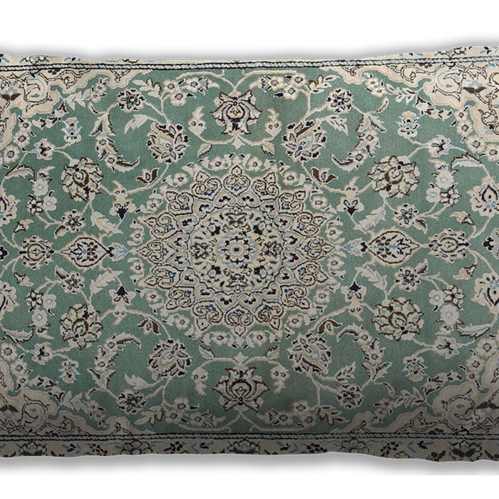 Traditional Classic Rectangular Camouflage Green Lumbar Throw Pillow, 13 inch by 19 inch, lbtr1471