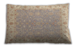 Traditional Classic Rectangular Brown Lumbar Throw Pillow, 13 inch by 19 inch, lbtr1473
