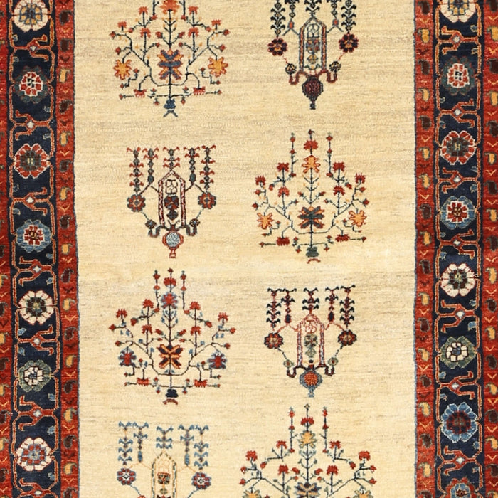 Machine Washable Traditional Brown Gold Rug, wshtr1474