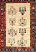 Traditional Brown Gold Persian Rug, tr1474