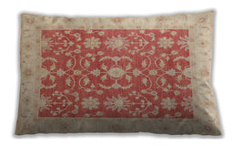 Traditional Classic Rectangular Brown Lumbar Throw Pillow, 13 inch by 19 inch, lbtr1476