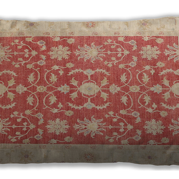 Traditional Classic Rectangular Brown Lumbar Throw Pillow, 13 inch by 19 inch, lbtr1476