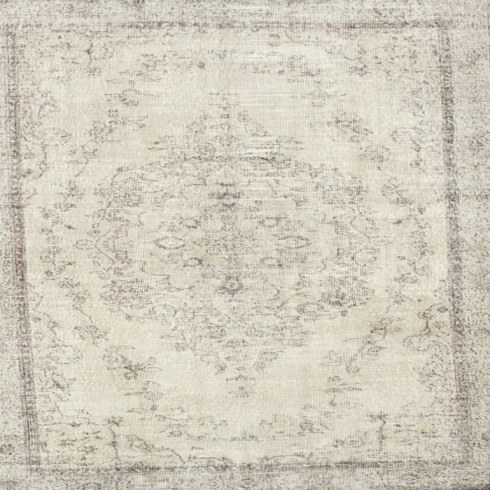 Square Traditional Gold Persian Rug, tr1477