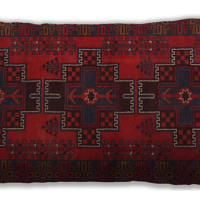 Traditional Classic Rectangular Bakers Brown Lumbar Throw Pillow, 13 inch by 19 inch, lbtr1478