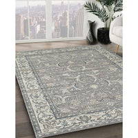 Traditional Granite Gray Persian Rug, tr147