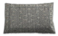 Traditional Classic Rectangular Granite Gray Lumbar Throw Pillow, 13 inch by 19 inch, lbtr147