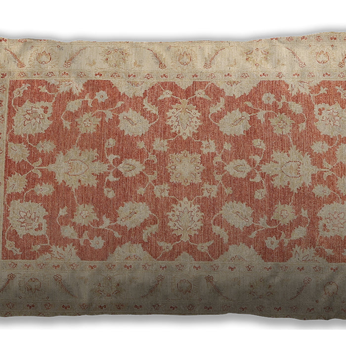 Traditional Classic Rectangular Brown Lumbar Throw Pillow, 13 inch by 19 inch, lbtr1480