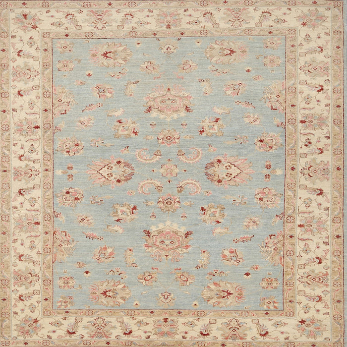 Square Traditional Brown Oriental Rug, tr1482