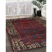 Machine Washable Traditional Saffron Red Rug in a Family Room, wshtr1483