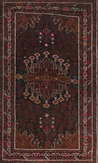 Machine Washable Traditional Night Red Rug, wshtr1484