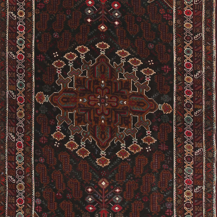 Machine Washable Traditional Night Red Rug, wshtr1484