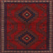 Square Traditional Bakers Brown Persian Rug, tr1485