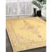 Machine Washable Traditional Chrome Gold Yellow Rug in a Family Room, wshtr1487