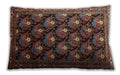 Traditional Classic Rectangular Dark Almond Brown Lumbar Throw Pillow, 13 inch by 19 inch, lbtr1488