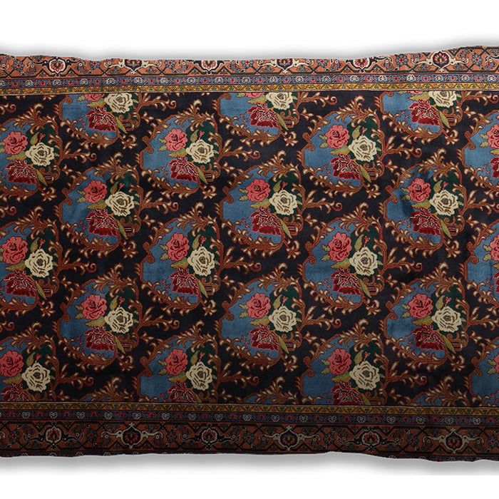 Traditional Classic Rectangular Dark Almond Brown Lumbar Throw Pillow, 13 inch by 19 inch, lbtr1488