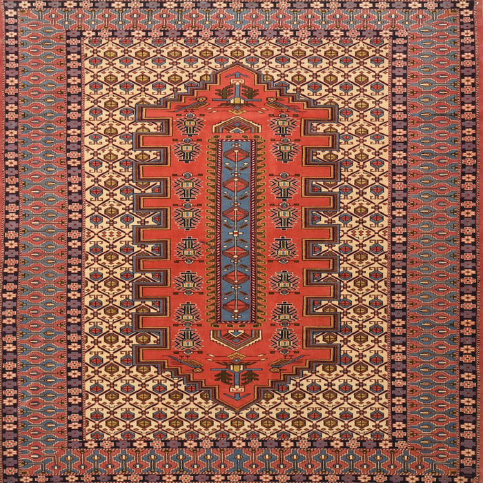 Square Traditional Red Persian Rug, tr1489