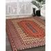 Traditional Red Persian Rug in Family Room, tr1489
