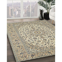 Traditional Brown Medallion Rug, tr148