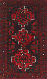 Machine Washable Traditional Burgundy Brown Rug, wshtr1493