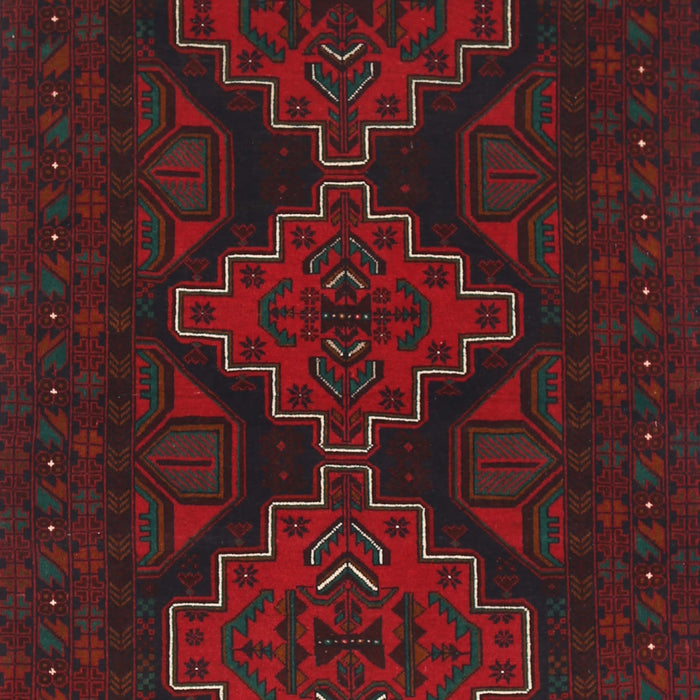 Traditional Burgundy Brown Persian Rug, tr1493