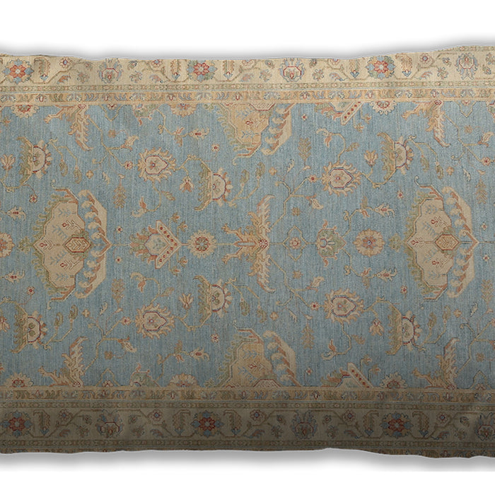 Traditional Classic Rectangular Tan Brown Lumbar Throw Pillow, 13 inch by 19 inch, lbtr1494