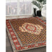 Machine Washable Traditional Saffron Red Rug in a Family Room, wshtr1495