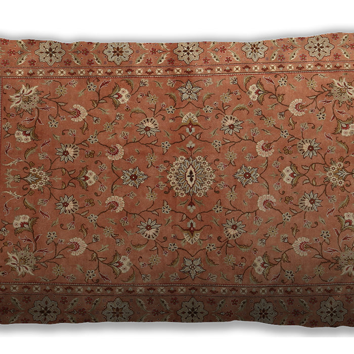 Traditional Classic Rectangular Red Lumbar Throw Pillow, 13 inch by 19 inch, lbtr1496