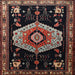Square Traditional Brown Persian Rug, tr1497