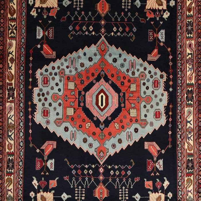 Traditional Brown Persian Rug, tr1497