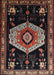 Machine Washable Traditional Brown Rug, wshtr1497