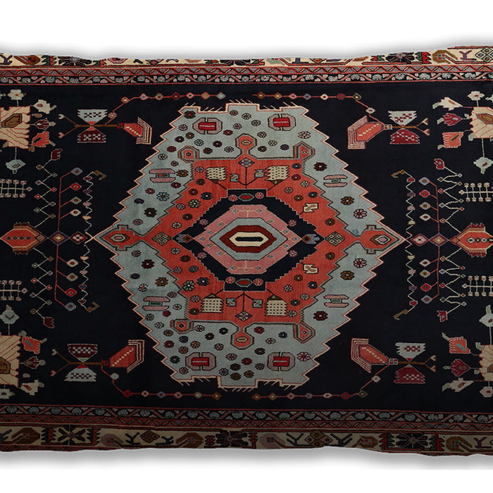 Traditional Classic Rectangular Brown Lumbar Throw Pillow, 13 inch by 19 inch, lbtr1497