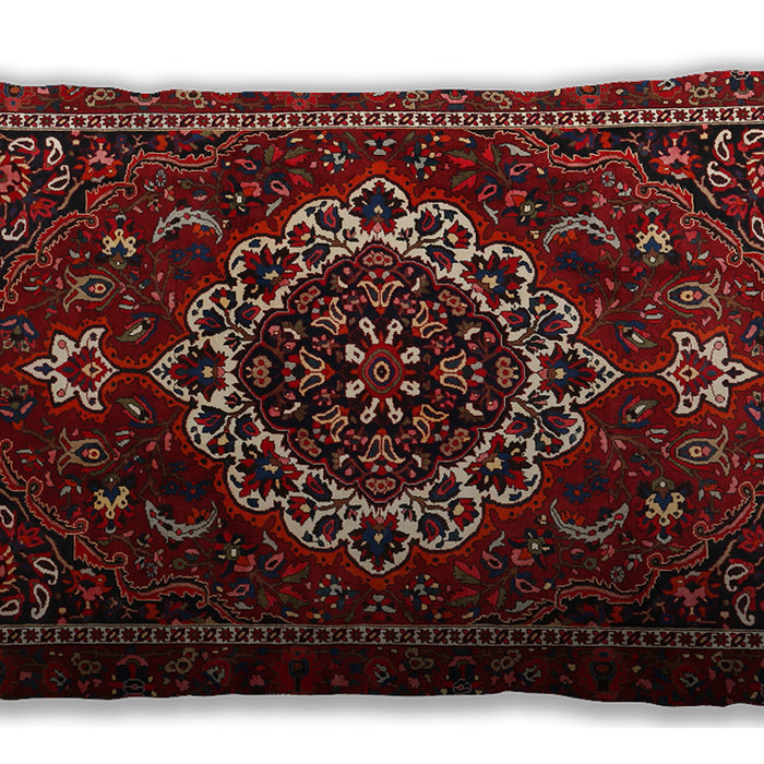 Traditional Classic Rectangular Chestnut Brown Lumbar Throw Pillow, 13 inch by 19 inch, lbtr1498