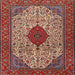 Square Traditional Red Persian Rug, tr1499