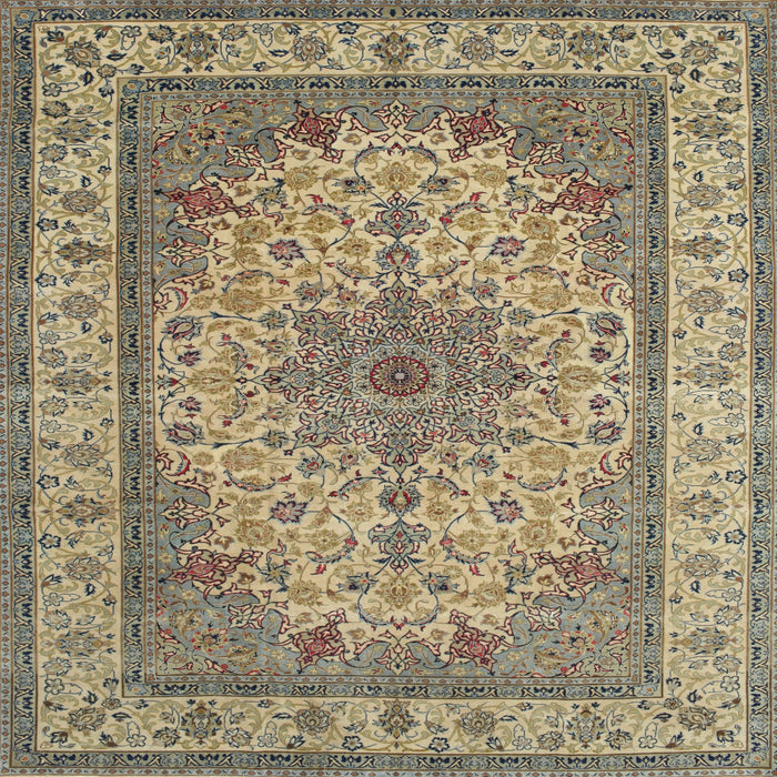 Round Machine Washable Traditional Brown Rug, wshtr149
