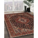 Machine Washable Traditional Deep Red Rug in a Family Room, wshtr14