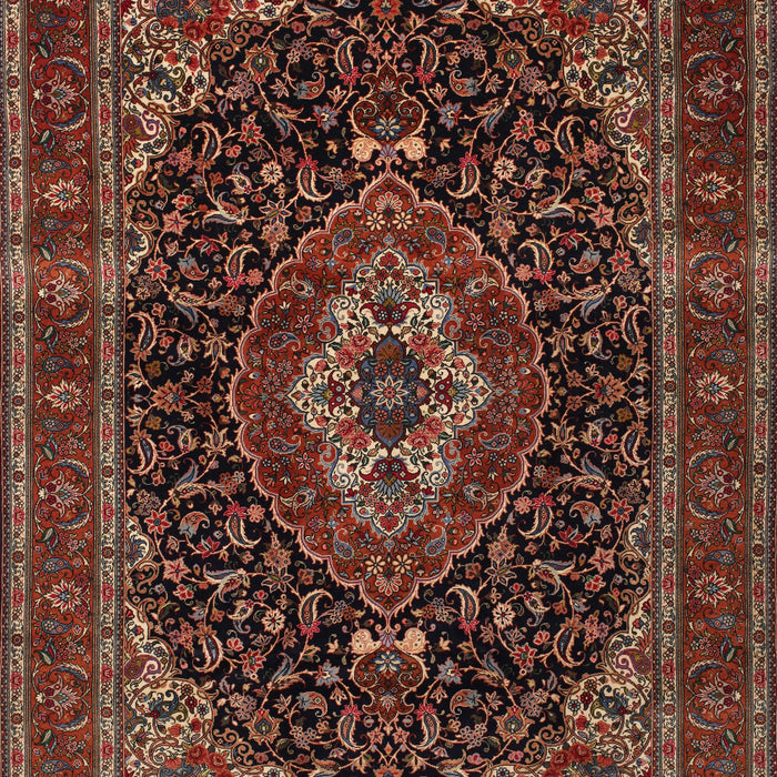 Machine Washable Traditional Deep Red Rug, wshtr14