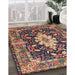 Traditional Camel Brown Persian Rug in Family Room, tr1500
