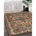 Traditional Camel Brown Persian Rug in Family Room, tr1501
