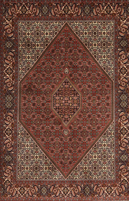 Machine Washable Traditional Gold Brown Rug, wshtr1503